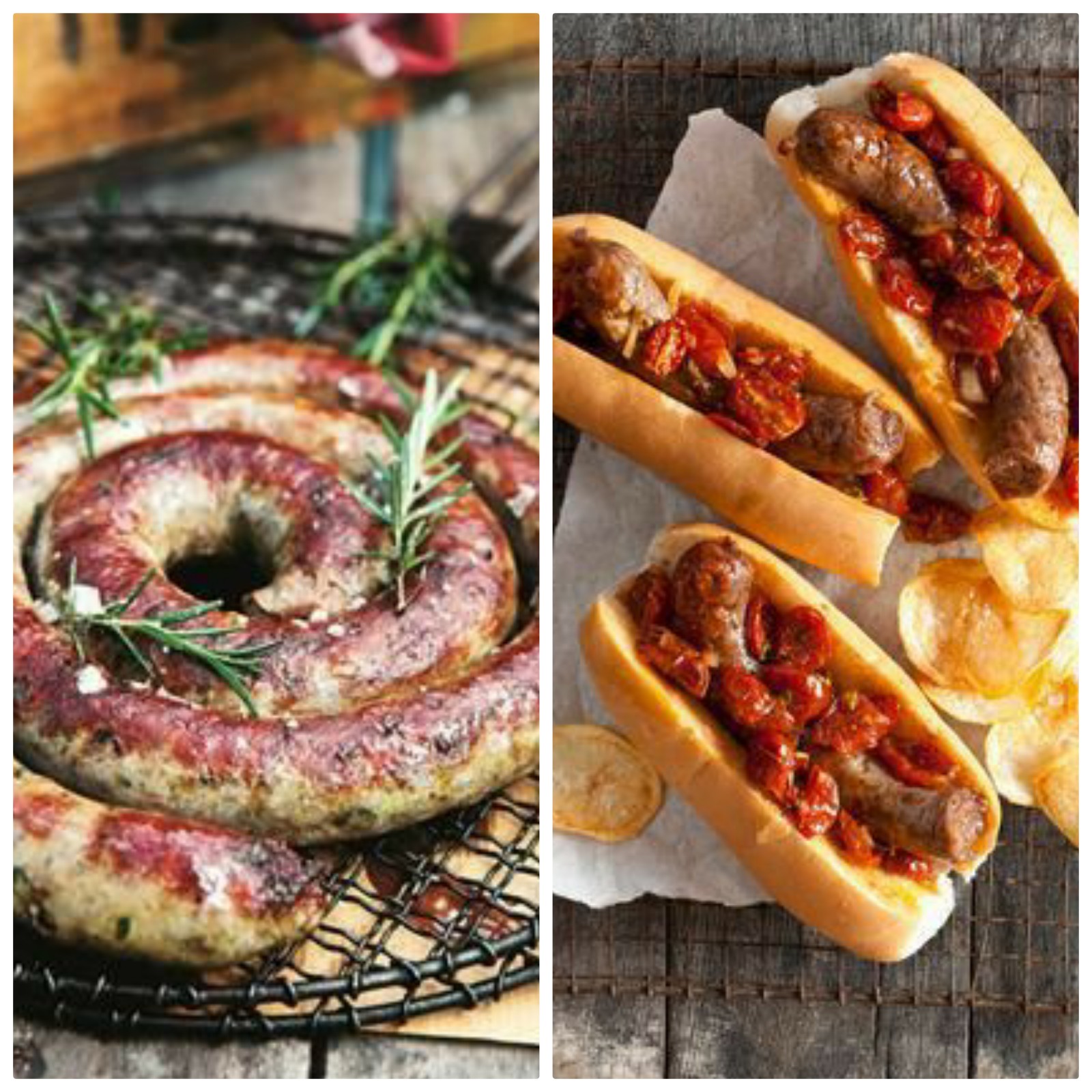 Wors rolls and hotdogs